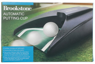 Thumbnail 1: Brookstone Cordless Automatic Putting Cup Ball Return Set 