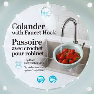 Thumbnail 2: Handy Gourmet Colander w/ Faucet Hook 