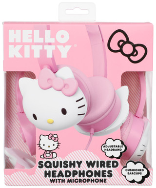 Thumbnail 1: Sanrio Hello Kitty Squishy Wired Headphones w/ Mic 