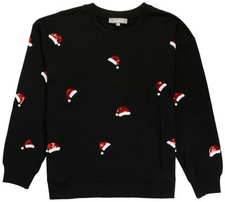 Thumbnail 1: Marled Women's Plus Christmas Sequin Sweatshirt 