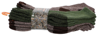Thumbnail 2: Realtree Boys 8 Pk Cushioned Mid Crew Socks 