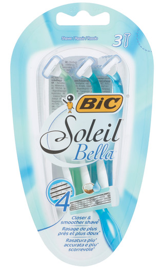 Thumbnail 1: BIC 3 Pk Soleil Bella 4-Blade Razors 