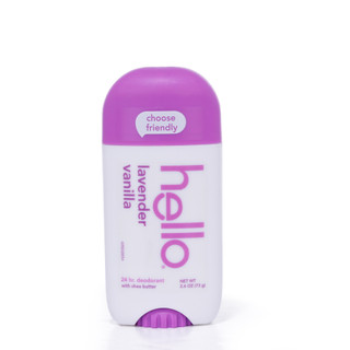 Thumbnail 1: HELLO 2.6 oz Lavender Vanilla Deodorant with Shea Butter  