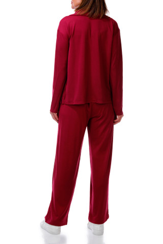 Thumbnail 4: JONES NEW YORK 2 Pc Women's Long Sleeve Quarter Zip Wide Pant Set  