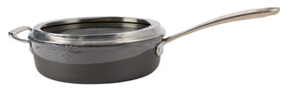 Thumbnail 1: Tramontina 3 Qt Hard Anodized Covered Deep Aluminum Nonstick Pan  