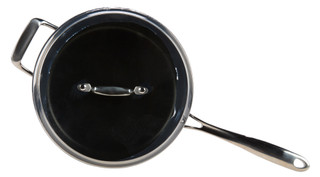 Thumbnail 3: Tramontina 3 Qt Hard Anodized Covered Deep Aluminum Nonstick Pan  