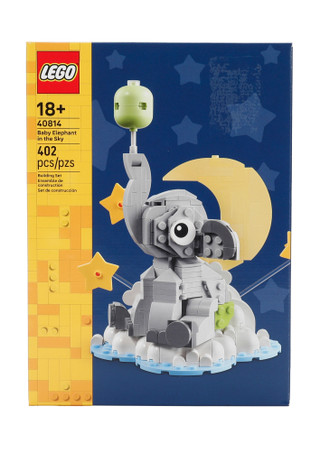 Thumbnail 1: Lego 402 Pc Baby Elephant in the Sky Lego Set 