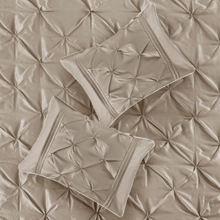 Thumbnail 20: Madison Park Madison Park Laurel Taupe 7-pc. Comforter Set 