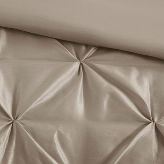 Thumbnail 9: Madison Park Madison Park Laurel Taupe 7-pc. Comforter Set 