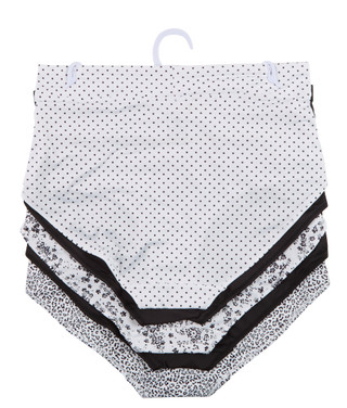 Thumbnail 2: Gloria Vanderbilt Women's Plus 5 Pk Smoothing Microfiber Brief Panties 