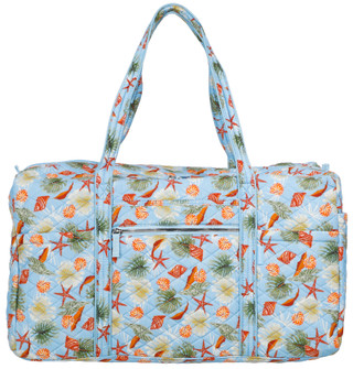 Thumbnail 1: Traveland 22 in Quilted Duffle Bag with Interior & Exterior Pockets 
