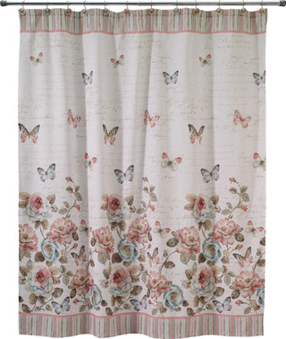 Thumbnail 1: Avanti Avanti Butterfly Garden Shower Curtain 