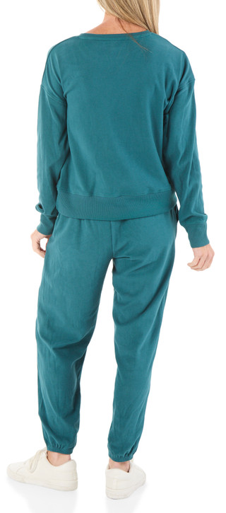 Thumbnail 2: Bally Women's Active 2 Pc Crew Neck Jogger Pants Set 