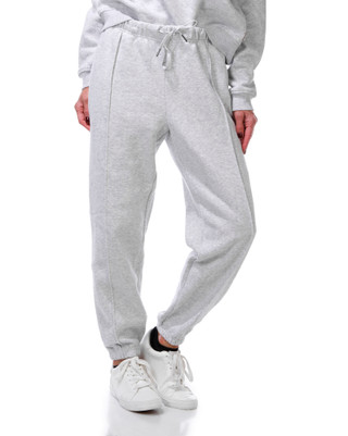 Thumbnail 3: 90 Degree 2 Pc Women's Long Sleeve Crew Neck Pintuck Jogger Pants Set 