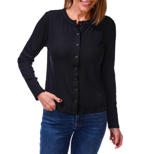 Thumbnail 1: Cyrus Women's Long Sleeve Button Front Top 