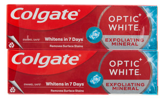 Thumbnail 1: COLGATE 2 Pk Optic White Exfoliating Mineral Toothpaste 