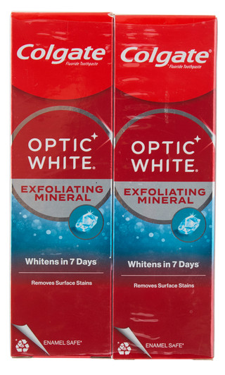 Thumbnail 2: COLGATE 2 Pk Optic White Exfoliating Mineral Toothpaste 
