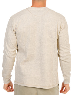 Thumbnail 2: The American Outdoorsman Men's Long Sleeve Thermal Henley Shirt 
