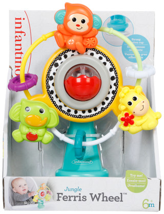 Thumbnail 1: Infantino Jungle Ferris Wheel Baby Toy 
