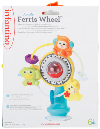 Thumbnail 2: Infantino Jungle Ferris Wheel Baby Toy 