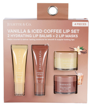 Thumbnail 1: Juliette & Co. 4 Pc Hydrating Lip Balms & Lip Masks Set 