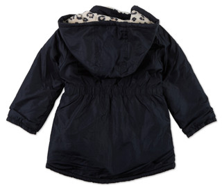 Thumbnail 2: Penelope Mack Toddler Girls Plush Cheetah Lined Zip Up & Snaps Anorak 
