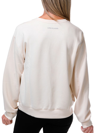 Thumbnail 3: Life is Good Women's Tis The Season Football Graphic Sweatshirt 