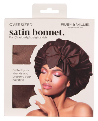 Thumbnail 1: Ruby & Millie Oversized Satin Bonnet 