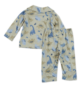 Thumbnail 2: Rugged Bear Baby Boys 2 Pc Dinosaur Print Pajama Pants Set 