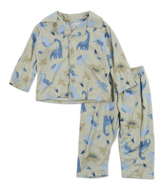Thumbnail 1: Rugged Bear Baby Boys 2 Pc Dinosaur Print Pajama Pants Set 