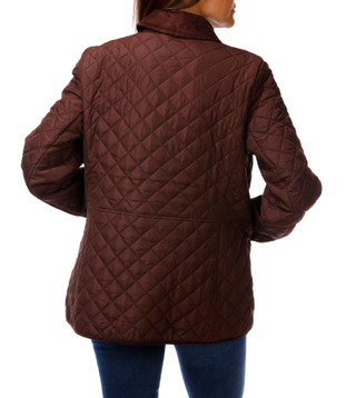 Thumbnail 2: JONES NEW YORK Women's Quilted 2 Pocket Snap Up Barn Jacket 