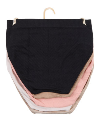 Thumbnail 2: ANNE KLEIN Women's 5 Pk Seamless Ribbed Brief Panties  