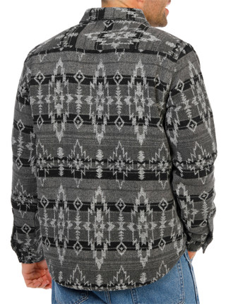 Thumbnail 2: Weatherproof Vintage Men's Unlined Southwest Wool Blend Shirt Jacket 