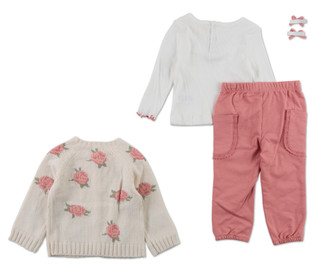 Thumbnail 2: Tahari Baby Girls 5 Pc Pants Set  