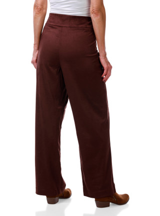 Thumbnail 2: JONES NEW YORK Women's Suede Pull On Wide Leg Pants  