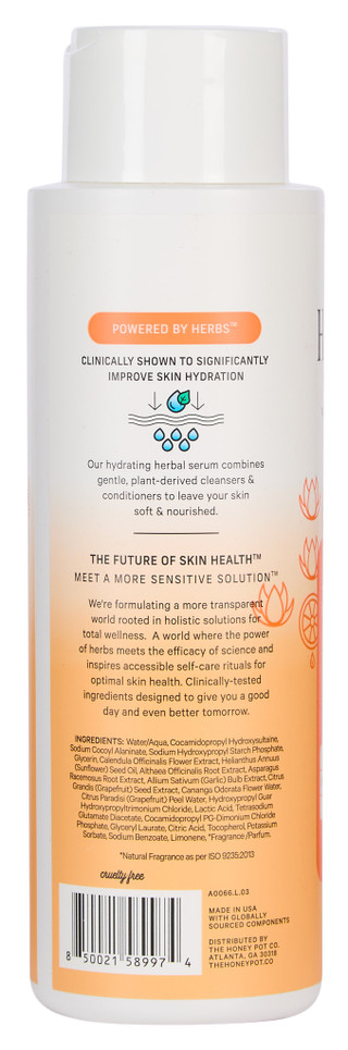 Thumbnail 2: The Honey Pot Company 15 oz Grapefruit Ylang-Ylang Hydrating Body Cleanser 