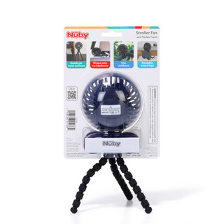 Thumbnail 2: Nuby 3 Speed USB Stroller Fan with Flexible Tripod 
