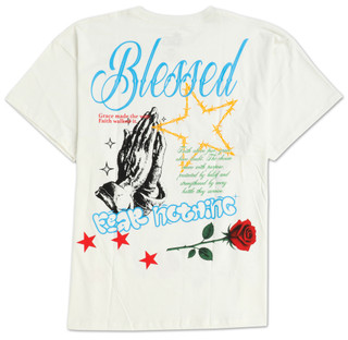 Thumbnail 2: Vibes Big Men's Blessed Religious Heavy Tee 
