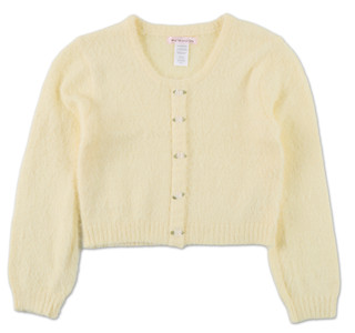 Thumbnail 1: Love Squared Big Girls Eyelash Knit Cardigan 