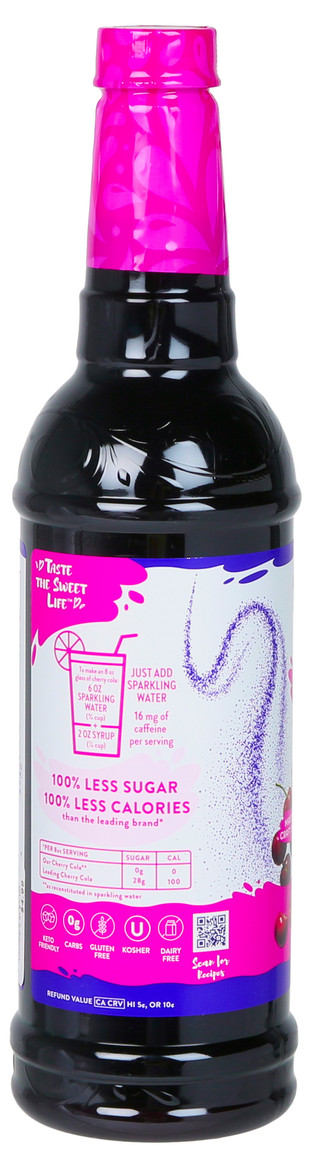 Thumbnail 2: Jordan's Skinny Mixes 25.4 oz Cherry Cola Syrup 
