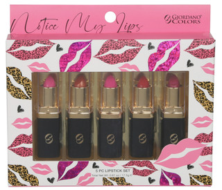 Thumbnail 1: Giordano Colors 5 Pk Lipstick Set 