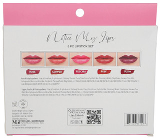 Thumbnail 2: Giordano Colors 5 Pk Lipstick Set 