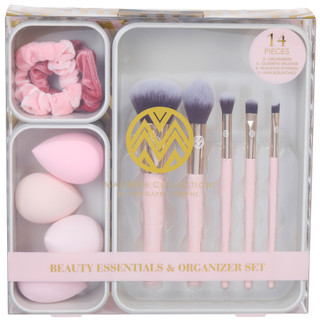 Thumbnail 1: Macbeth Collection 14 Pc Beauty Essentials & Organizer Set 