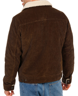 Thumbnail 2: Lucky Brand Men's Sherpa Lined Front Snap Corduroy Jacket 