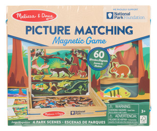 Thumbnail 1: Melissa & Doug 60 Pc Picture Matching Magnetic Game 