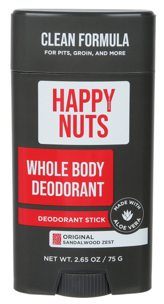 Thumbnail 1: Happy Nuts Men's Sandalwood Zest Whole Body Deodorant 