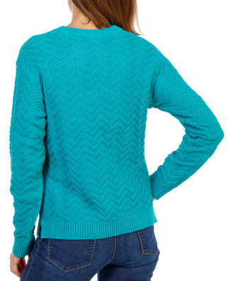 Thumbnail 2: Southern Tide Women's Chevron Cable Knit Sweater 