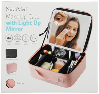 Thumbnail 1: NuvoMed Make Up Case w/ Light Up Mirror 