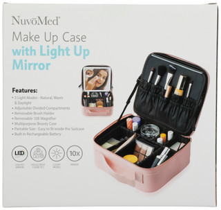 Thumbnail 3: NuvoMed Make Up Case w/ Light Up Mirror 