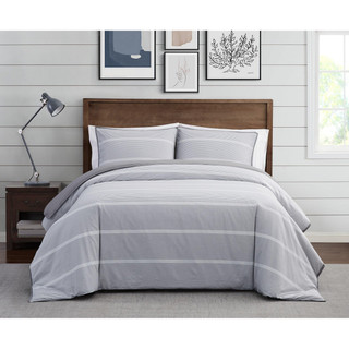 Thumbnail 3: Brooklyn Loom Brooklyn Loom Niari Stripe Comforter Set 